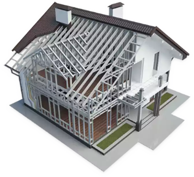 Casa construída com SteelFrame